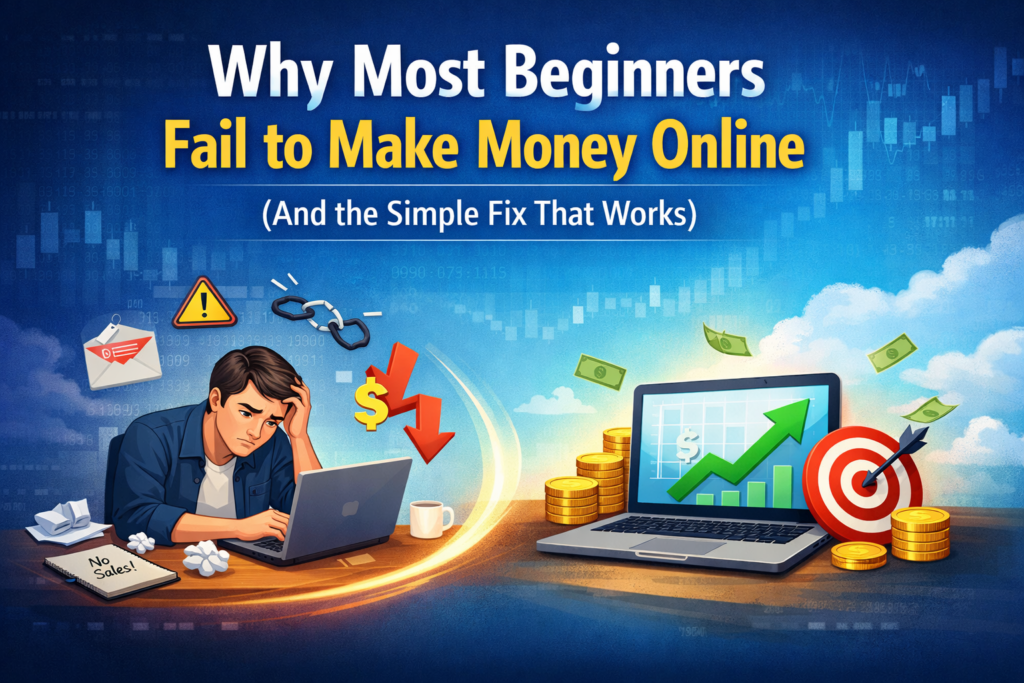 Why Most Beginners Fail to Make Money Online (And the Simple Fix That Works)