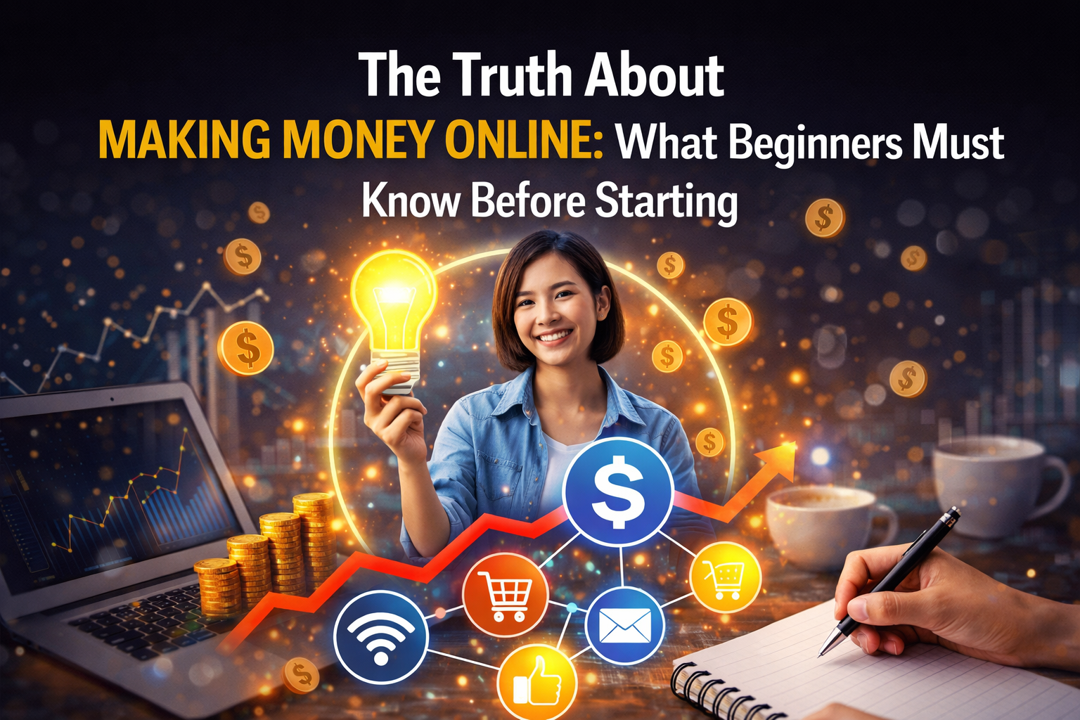 The Truth About Making Money Online: What Beginners Must Know Before Starting