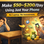 How to Make $50–$200 Per Day Using Just Your Phone (No Laptop Needed)