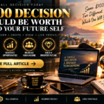 💸 The $100 Decision That Could Be Worth $100,000 to Your Future Self